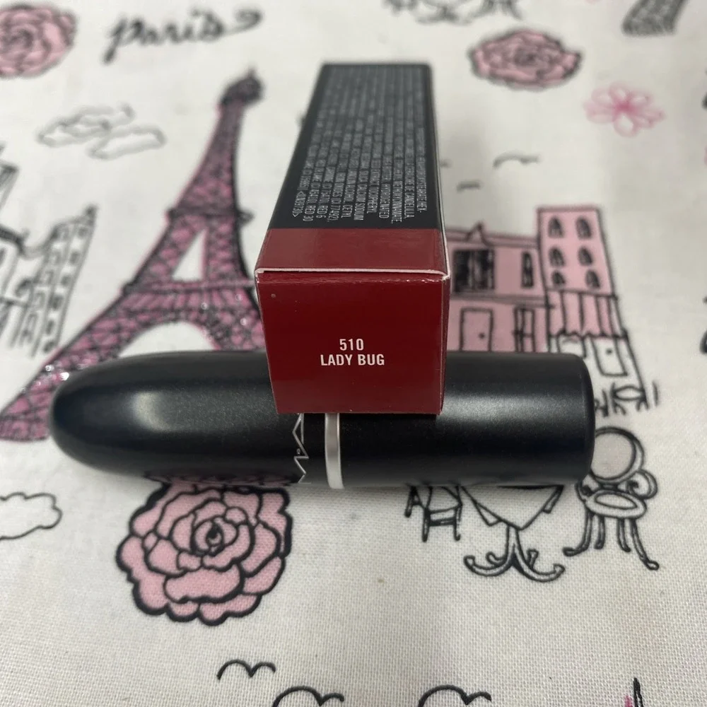 MAC Lustre Lipstick #510 LADY BUG Full Size .10 oz
